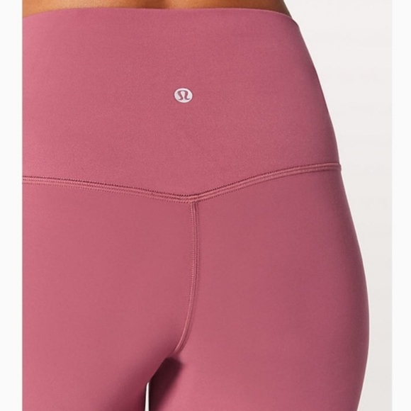 New lululemon align crop 21" tight so merlot 6 pin - Picture 3 of 10